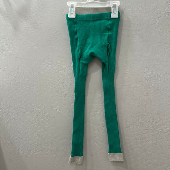 Mini Boden Green Footless Tights - Picture 5 of 7